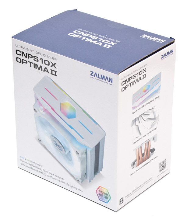Куллер Zalman CNPS10X OPTIMA II White RGB