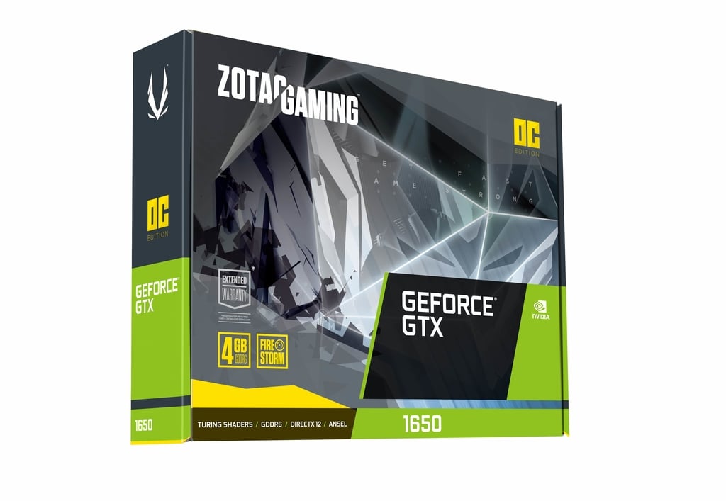 Видео карта Zotac GTX 1650 4 GB/128